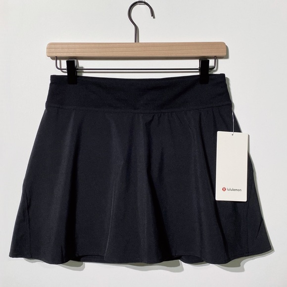Lululemon Lightweight High Rise Tennis Skirt Black - Picture 1 of 5